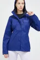 темно-синій Куртка outdoor Columbia Pouring Adventure II Жіночий