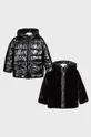 čierna Mayoral - Detská obojstranná bunda 128-167 cm Dievčenský