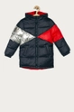 sötétkék Tommy Hilfiger - Kétoldalas gyerekdzseki 116-176 cm Lány