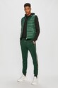 Tommy Hilfiger - Bezrękawnik puchowy zielony MW0MW14607
