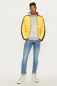 Tommy Jeans - Rövid kabát sárga