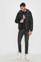 Calvin Klein Jeans - Páperová bunda J30J315674 čierna AW20