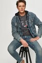 Odzież Tommy Hilfiger - Kurtka jeansowa x Lewis Hamilton MW0MW15303 niebieski