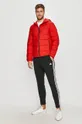 adidas Performance - Пухова куртка BS2982 червоний