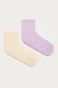 fialová Calvin Klein - Členkové ponožky (2-pak) Dámsky