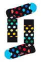 čierna Happy Socks - Ponožky Big Dot Dámsky