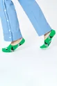 Happy Socks - Členkové ponožky Yin Yang Cow zelená