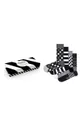 czarny Happy Socks - Skarpetki Classic Black & White (4-pack) Damski