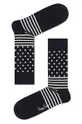 Happy Socks - Skarpetki Classic Black & White (4-pack) Damski