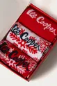 Lee Cooper - Шкарпетки (3-pack) червоний