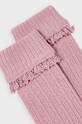 Mayoral - Detské ponožky 10876.6D.SKARPETKI ružová AW20
