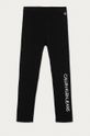 černá Calvin Klein Jeans - Dětské legíny 116-176 cm Dívčí