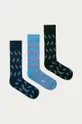 modrá Paul Smith - Ponožky (3-pak) Pánsky