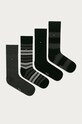 Tommy Hilfiger - Skarpetki (4-pack) 100000845 skarpetki długie czarny 100000845