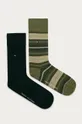 зелений Tommy Hilfiger - Шкарпетки (2-pack) Чоловічий