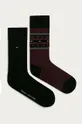 burgundské Tommy Hilfiger - Ponožky (2-pak) Pánsky