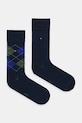 Ponožky Tommy Hilfiger 2-pack dlouhé ponožky modrá 100001495