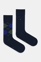 Κάλτσες Tommy Hilfiger 2-pack ψηλές κάλτσες σκούρο μπλε 100001495