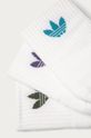 adidas Originals - Ponožky (3-pak) biela