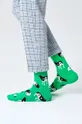 Happy Socks - Ponožky Ying Yang Cow zelená
