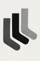čierna AllSaints - Ponožky (3-pak) Pánsky