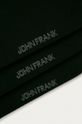 John Frank - Kotníkové ponožky (3-pack) černá