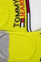Ponožky Tommy Jeans žlto-zelená