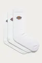 white Dickies socks (3-pack) Unisex