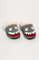 Emu Australia - Klapki dziecięce Shark Slipper K12436.PUTTY szary AW20