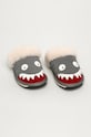 Emu Australia - Klapki dziecięce Shark Slipper K12436.PUTTY szary AW20