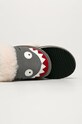 Chłopiec Emu Australia - Klapki dziecięce Shark Slipper K12436.PUTTY szary