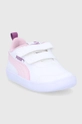 Puma - Buty dziecięce Courtflex v2 V Inf 371544 biały