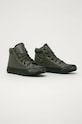 Converse - Detské kožené tenisky 668923C sivá AW20