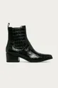 čierna Vagabond Shoemakers - Kožené kovbojské topánky Marja Dámsky