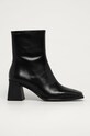 Vagabond Shoemakers - Botki skórzane Hedda słupek czarny 5002.001.20