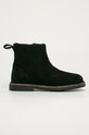 Birkenstock - Kožené členkové topánky Melrose Shearling semišová koža čierna 1017294.Birkenstock