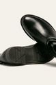 černá Marco Tozzi - Kožené kotníkové boty