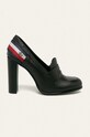 Tommy Hilfiger - Pantofi de piele gros negru FW0FW04977BDS