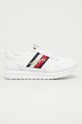 Tommy Hilfiger - Pantofi piele alb FW0FW05218YBR