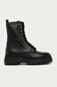 Tommy Hilfiger - Bocanci de piele cu snur negru FW0FW05185BDS