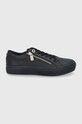 Черевики Tommy Hilfiger імітація лицьової шкіри чорний FW0FW05229BDS