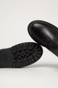 crna Tommy Jeans - Kožne cipele iznad gležnja