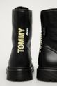 Tommy Jeans - Kožne čizme  Vanjski dio: Tekstilni materijal, Prirodna koža Unutrašnji dio: Sintetički materijal, Tekstilni materijal, Prirodna koža Potplata: Sintetički materijal