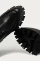 čierna Patrizia Pepe - Kožené členkové topánky