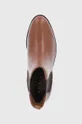 hnedá Kožené topánky Chelsea Lauren Ralph Lauren