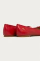 Obuwie Lauren Ralph Lauren - Baleriny skórzane 802806870004 802806870004 czerwony