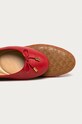 Lauren Ralph Lauren - Baleriny skórzane 802806870004 czerwony 802806870004