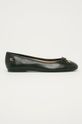 Lauren Ralph Lauren - Baleriny skórzane Jayna czarny 802806870008