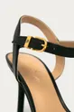 crna Lauren Ralph Lauren - Kožne sandale