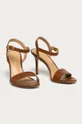 Lauren Ralph Lauren - Кожаные сандалии коричневый